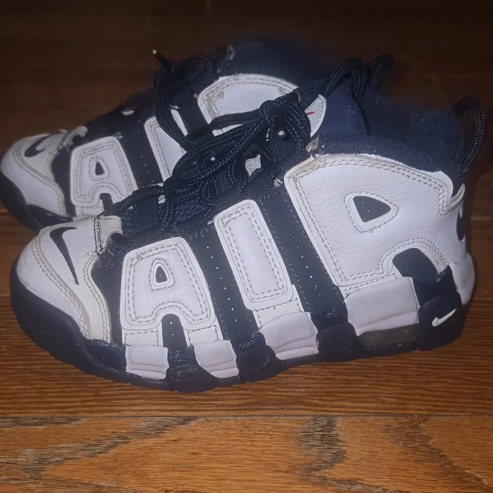 Nike Air More Uptempo 96 'Olympic'.  Kids Size 13c. - Picture 2 of 6